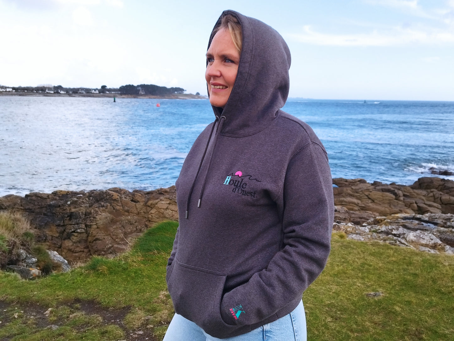 Hoodie "Houle d'Ouest." brodé