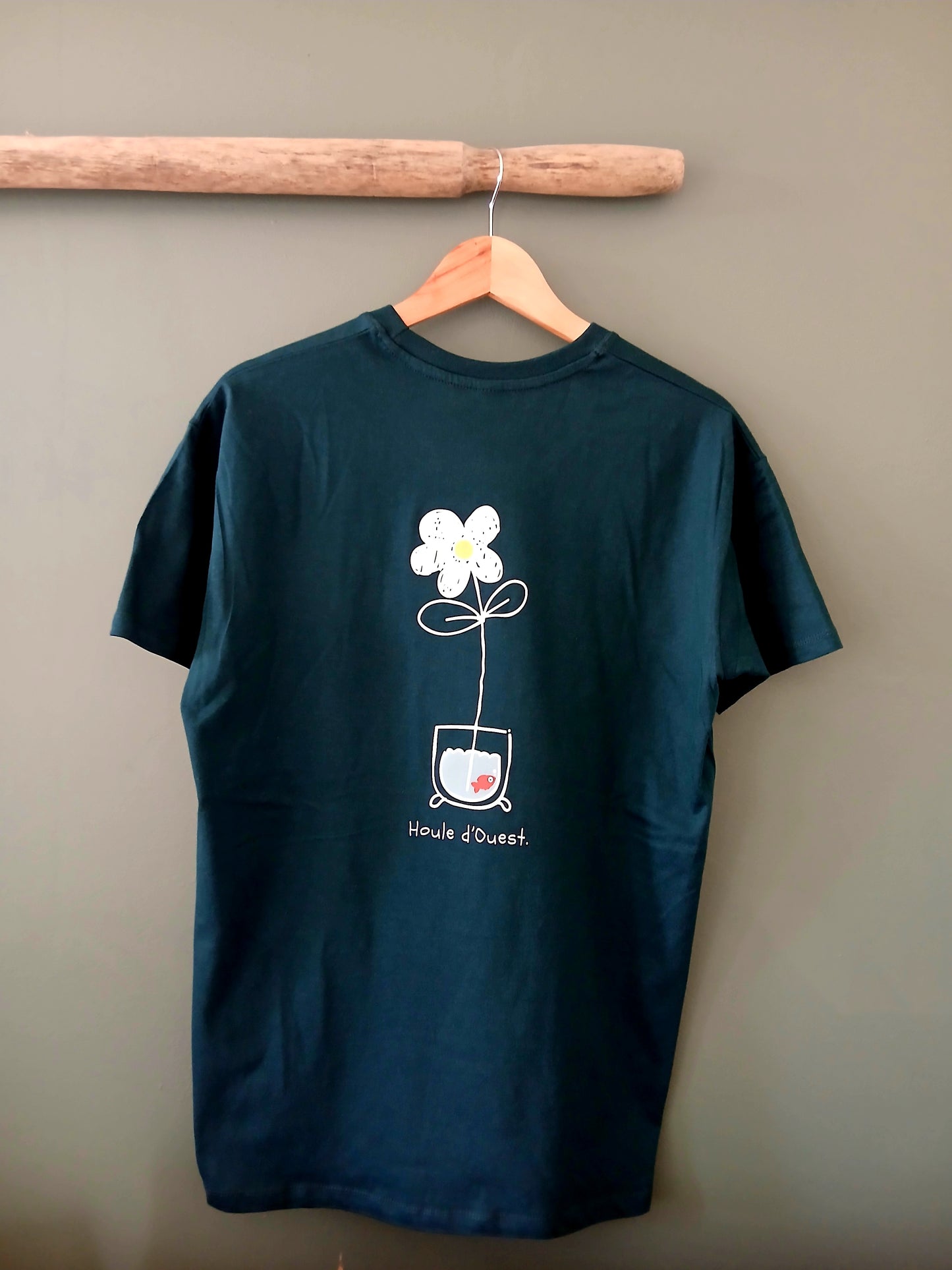 T-shirt "fish flower"