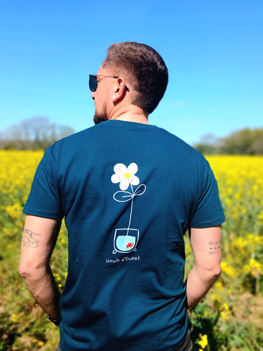 T-shirt "fish flower"