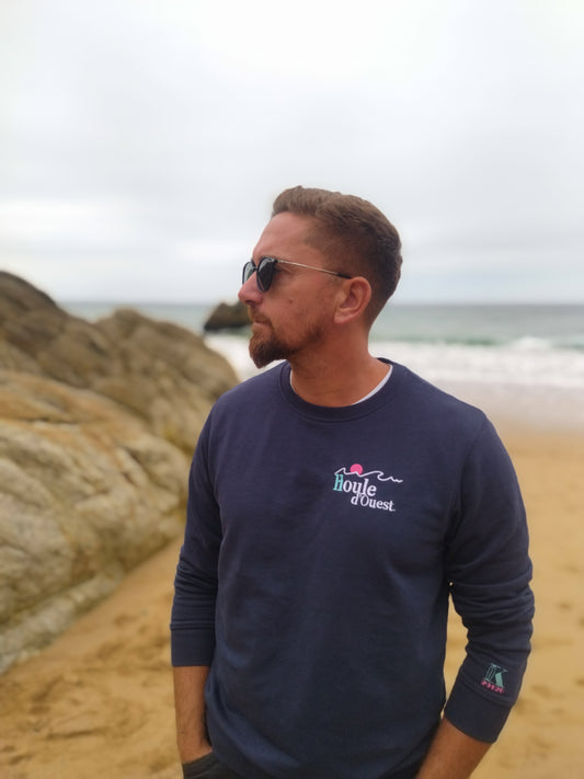 Sweat "Houle d'Ouest." brodé
