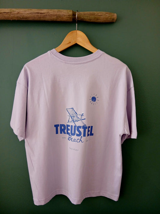 T-shirt oversize "Treustel Beach"
